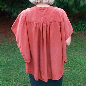 Orange Sweet Rain Kimono Jacket
